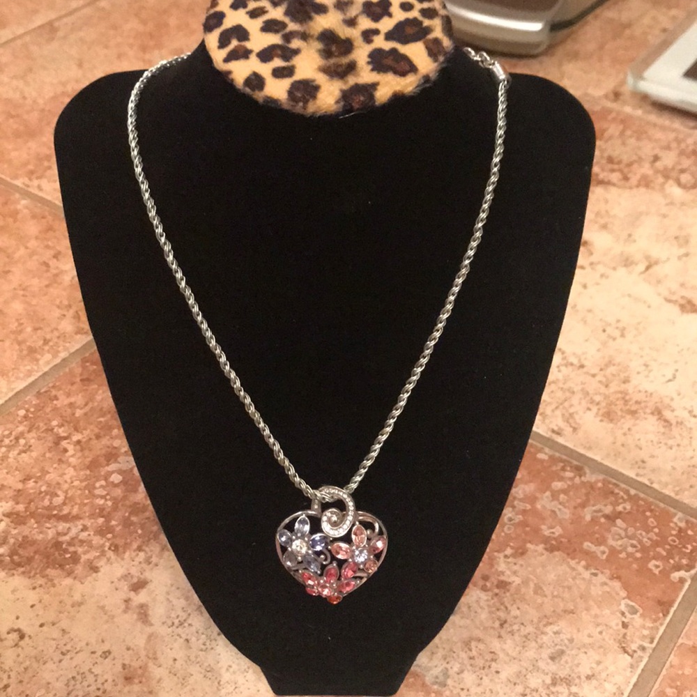 Brighton your heart flower necklace